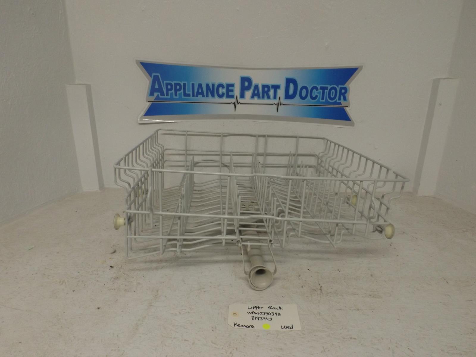 Kenmore Dishwasher WPW10350382 8193943 Upper Rack Used Kenmore Dishwasher WPW10350382 8193943 Upper Rack Used